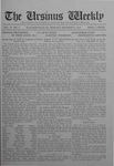 The Ursinus Weekly, October 27, 1919