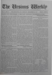 The Ursinus Weekly, December 22, 1919