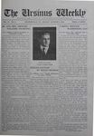 The Ursinus Weekly, October 9, 1916