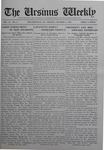 The Ursinus Weekly, October 4, 1915