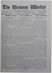 The Ursinus Weekly, May 24, 1915