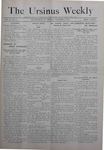 The Ursinus Weekly, November 3, 1913