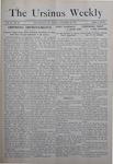 The Ursinus Weekly, December 22, 1913
