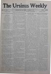 The Ursinus Weekly, October 20, 1911