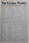 The Ursinus Weekly, November 13, 1911