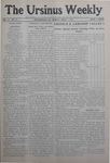 The Ursinus Weekly, April 1, 1912