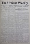 The Ursinus Weekly, October 7, 1910