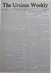 The Ursinus Weekly, December 22, 1910