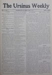 The Ursinus Weekly, January 27, 1911