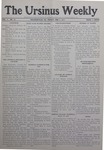 The Ursinus Weekly, February 3, 1911