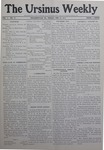 The Ursinus Weekly, February 10, 1911