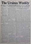 The Ursinus Weekly, February 17, 1911