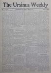 The Ursinus Weekly, June 10, 1910