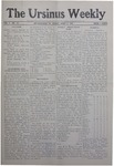 The Ursinus Weekly, April 9, 1909