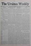 The Ursinus Weekly, May 21, 1909