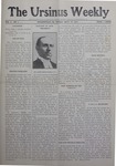 The Ursinus Weekly, September 27, 1907