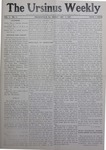 The Ursinus Weekly, December 6, 1907 by Harvey B. Danehower