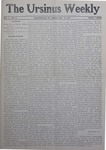 The Ursinus Weekly, January 10, 1908