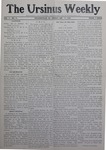 The Ursinus Weekly, January 17, 1908