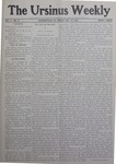 The Ursinus Weekly, January 24, 1908
