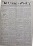 The Ursinus Weekly, February 21, 1908 by Harvey B. Danehower