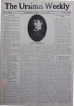 The Ursinus Weekly, March 13, 1908 by Harvey B. Danehower