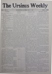 The Ursinus Weekly, May 8, 1908