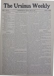 The Ursinus Weekly, May 22, 1908