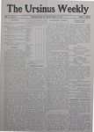 The Ursinus Weekly, May 29, 1908