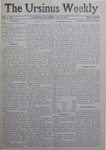 The Ursinus Weekly, October 19, 1906 by Harold Dean Steward