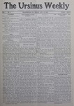 The Ursinus Weekly, October 26, 1906 by Harold Dean Steward