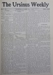 The Ursinus Weekly, November 2, 1906 by Harold Dean Steward