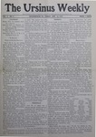 The Ursinus Weekly, November 16, 1906 by Harold Dean Steward, William Moore, Dawn Thomson, Harvey M. Leidy, Charles Henry Brown, Helen Neff, and Frank S. Fry