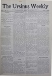 The Ursinus Weekly, January 11, 1907 by Harold Dean Steward