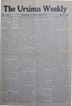 The Ursinus Weekly, March 22, 1907 by Harold Dean Steward