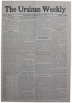 The Ursinus Weekly, April 26, 1907 by Harvey B. Danehower