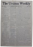 The Ursinus Weekly, May 3, 1907 by Harvey B. Danehower