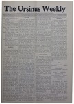 The Ursinus Weekly, May 31, 1907 by Harvey B. Danehower