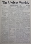 The Ursinus Weekly, October 13, 1905