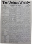The Ursinus Weekly, January 26, 1906 by Martin W. Smith