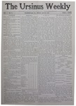 The Ursinus Weekly, May 25, 1906 by Ralph B. Ebbert and Harry H. Koerper