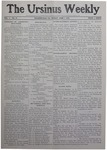 The Ursinus Weekly, June 1, 1906 by Ralph B. Ebbert and Harry H. Koerper