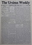 The Ursinus Weekly, October 7, 1904
