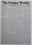 The Ursinus Weekly, October 21, 1904
