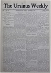 The Ursinus Weekly, November 25, 1904
