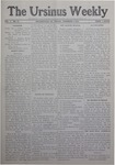 The Ursinus Weekly, December 9, 1904 by Elliot Frederick