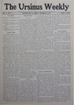 The Ursinus Weekly, December 16, 1904