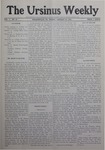 The Ursinus Weekly, January 20, 1905