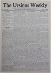 The Ursinus Weekly, February 10, 1905 by Elliot Frederick and Ralph B. Ebbert