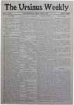 The Ursinus Weekly, April 7, 1905
